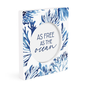 As free as the ocean - 0506ASFREE-SC / 5.5x6.5 Cut Out Table Decor