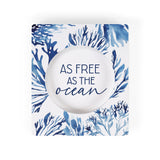 As free as the ocean - 0506ASFREE-SC / 5.5x6.5 Cut Out Table Decor
