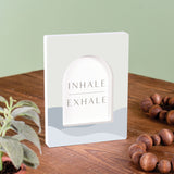Inhale Exhale - 0506INHALE-SC / 5.5x6.5 Cut Out Table Decor