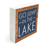 Go Jump in the Lake - 05GOJUMP-LH / 5.375x5.375 Table Decor