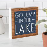 Go Jump in the Lake - 05GOJUMP-LH / 5.375x5.375 Table Decor