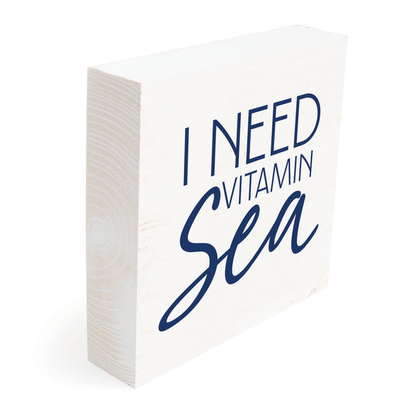 I need Vitamin Sea - 05VITAMIN-IND / 5.375x5.375 Table Decor
