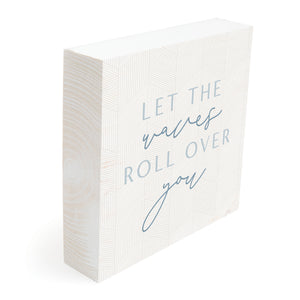 Let the Waves Roll Over You - 05WAVES-SC / 5.375x5.375 Table Decor
