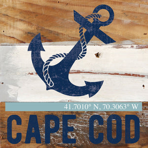 Anchor Icon / Reclaimed Wood Wall Decor