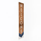 Nautical Welcome Banner - 0736WELCO-LH / 7x36 Wall Decor