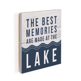 The best memories are made at the lake - 07MEMLK-LH / 7x7 Wall Decor