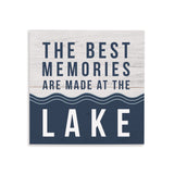 The best memories are made at the lake - 07MEMLK-LH / 7x7 Wall Decor