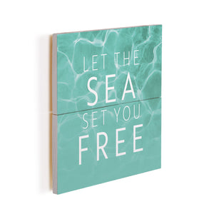 Let the Sea Set You Free - 07SEAFREE-PLM / 7x7 Wall Decor