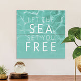 Let the Sea Set You Free - 07SEAFREE-PLM / 7x7 Wall Decor