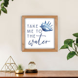 Take Me to the Water - 07TAKEME-IND / 7x7 Framed Wall Decor