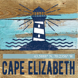 Lighthouse Icon / Reclaimed Wood Wall Decor