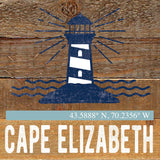 Lighthouse Icon / Reclaimed Wood Wall Decor