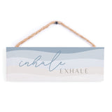 Inhale Exhale - 1003INHALE-SC / 10x3.5 Hanging Wall Decor