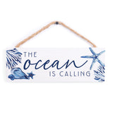The Ocean is Calling - 1003OCEAN-IND / 10x3.5 Hanging Wall Decor