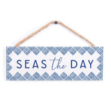 Seas the Day - 1003SEAS-IND / 10x3.5 Hanging Wall Decor