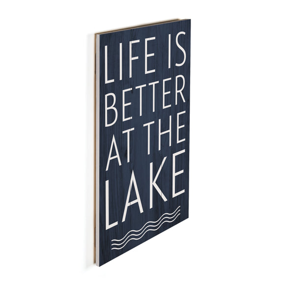 Life is better at the lake - 1017BETTER-LH / 10.5x17 Wall Decor