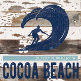 Surf Icon / Reclaimed Wood Wall Decor