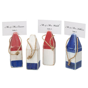 Buoy Place Card Holders - Primary (Set of 4) - BK PCH PRI