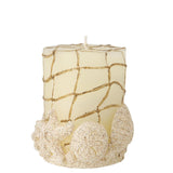 Pillar Candle - Seashells and Netting