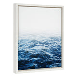 Waves - FC1418WAVES-IND / 14x18 Framed Canvas Wall Decor