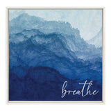 Breathe - FC22BREATHE-IND / 22x22 Framed Canvas Wall Decor