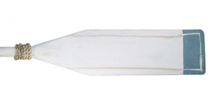 Wood Paddle with Rope (5' 5") - White/Nantucket Blue - OK 595 05