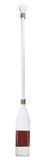 Wood Paddle with Rope (5' 5") - White/White with Red Stripe - OK 595 32