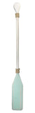 Wood Paddle with Rope (4' 7") - White/Aqua - OK 618 04