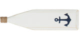 Wood Paddle with Rope (4' 7") - White with Anchor - OK 618 10