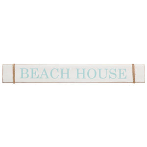 Wood Sign - Beach House (4" x 30") - SJ2002