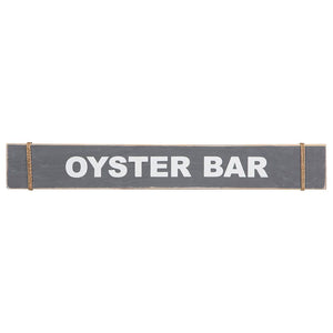 Wood Sign - Oyster Bar (4" x 28") - SJ2008
