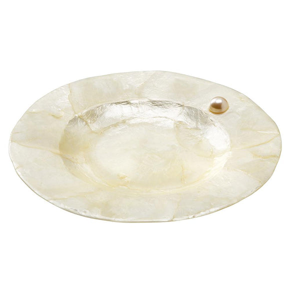 Candle Holder - Capiz Round Dish (6 Inch) - SK 946