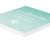 Saltwater Cures All Wounds Coaster - UCDA06-PLM