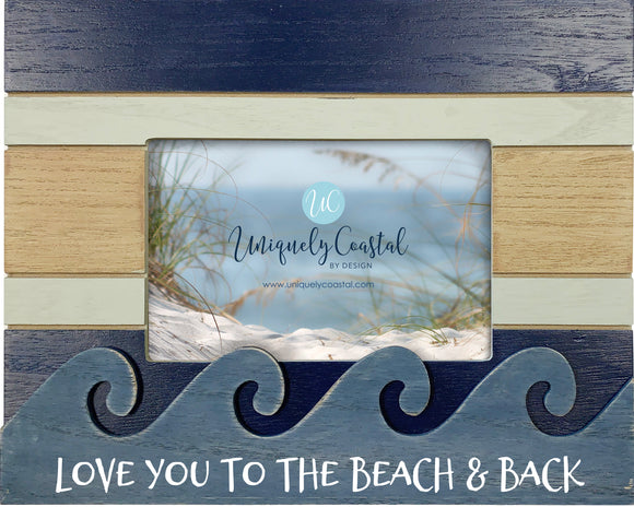 Wood Painting Frame - Love you to the beach - UCPF201