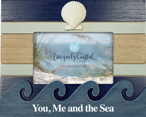Wood Painting Frame - With Scallop - You, Me, Sea - UCPF301