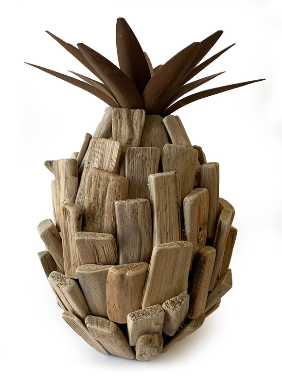 Medium Driftwood Pineapple Décor (6