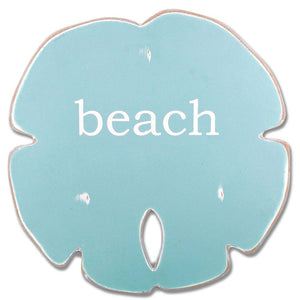 Sand Dollar - Beach (Aqua, White) - WJ SA13 BE