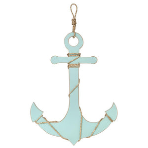 Anchor with Rope Accent (Aqua) - WJ AN25 A